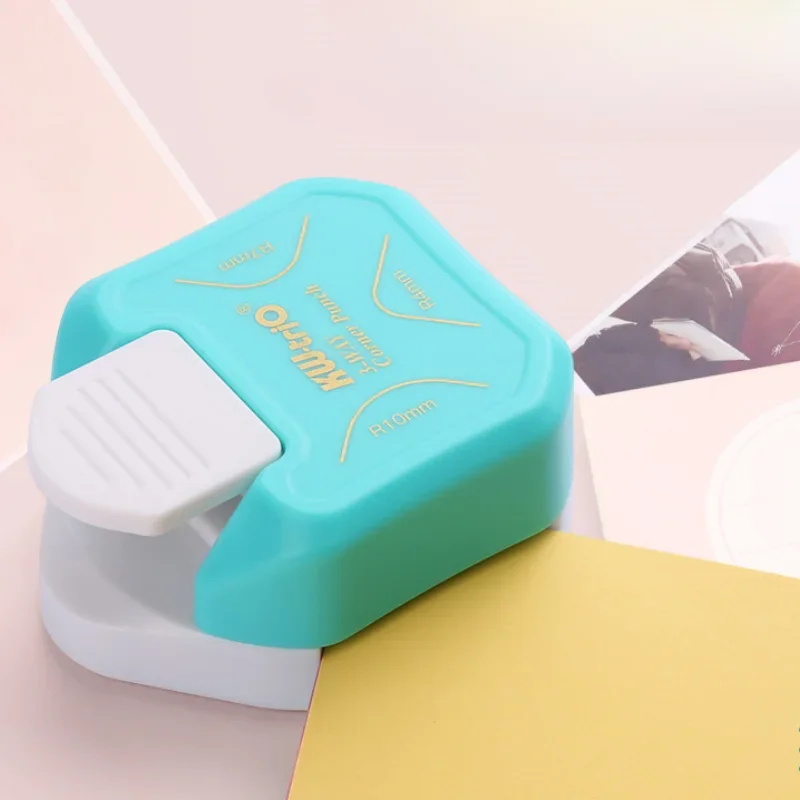 New 3 In 1 Corner Rounder Border Punches for Scrapbooking DIY Mini Corner Cutter R4/R7/R10 Trimmer Punch Office School Supplies