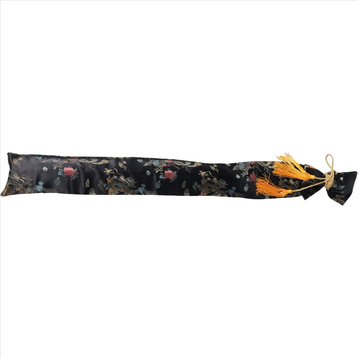 MALL 135cm Dragon and Phoenix Katana Samurai Sword Bag Tissu Black view 2