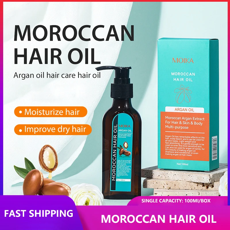 

100ML Hair Care Essential Oil Prevents Dry And Split Hair Moisturizes Gently Nourishes And Softens The Light Hair Care Products