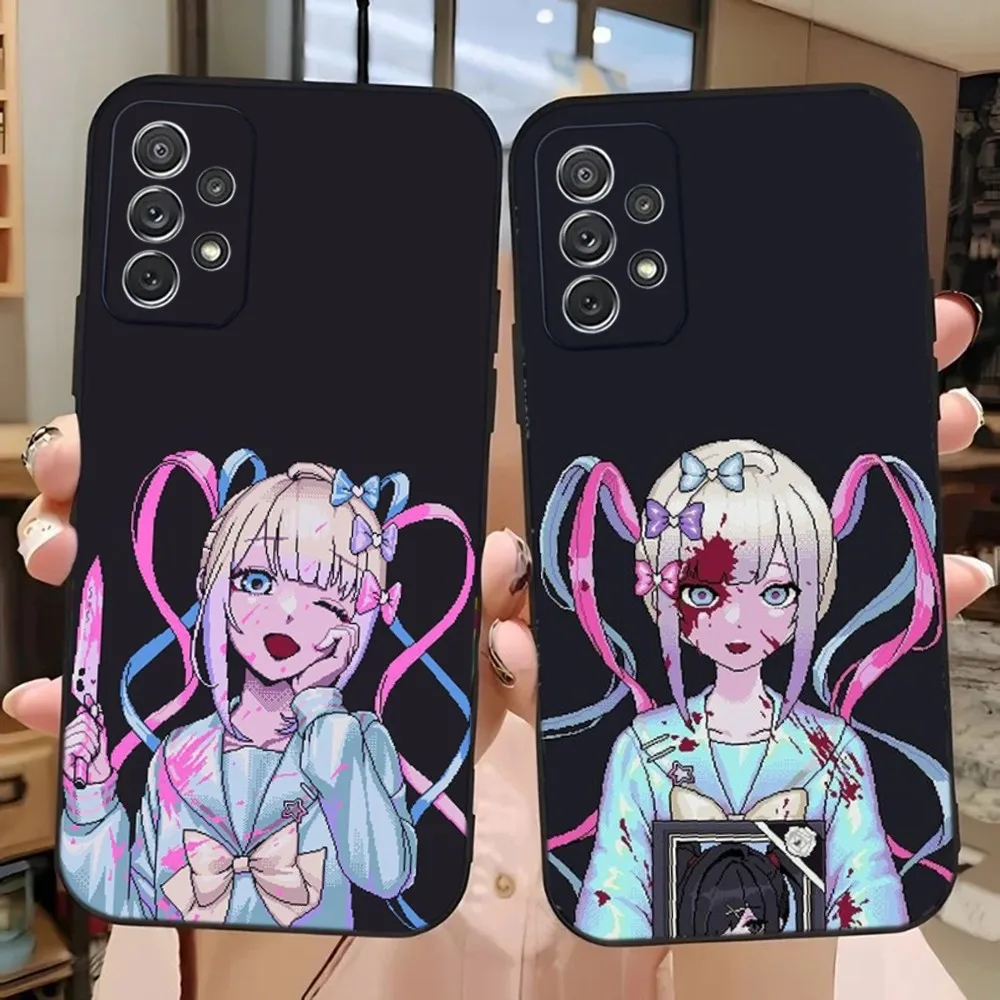 Game N-Needy Girl Overdose Phone Case For Samsung Galaxy A13,A21s,A22,A31,A32,A52,A53,A71,A80,A91 Soft Black Phone Cover