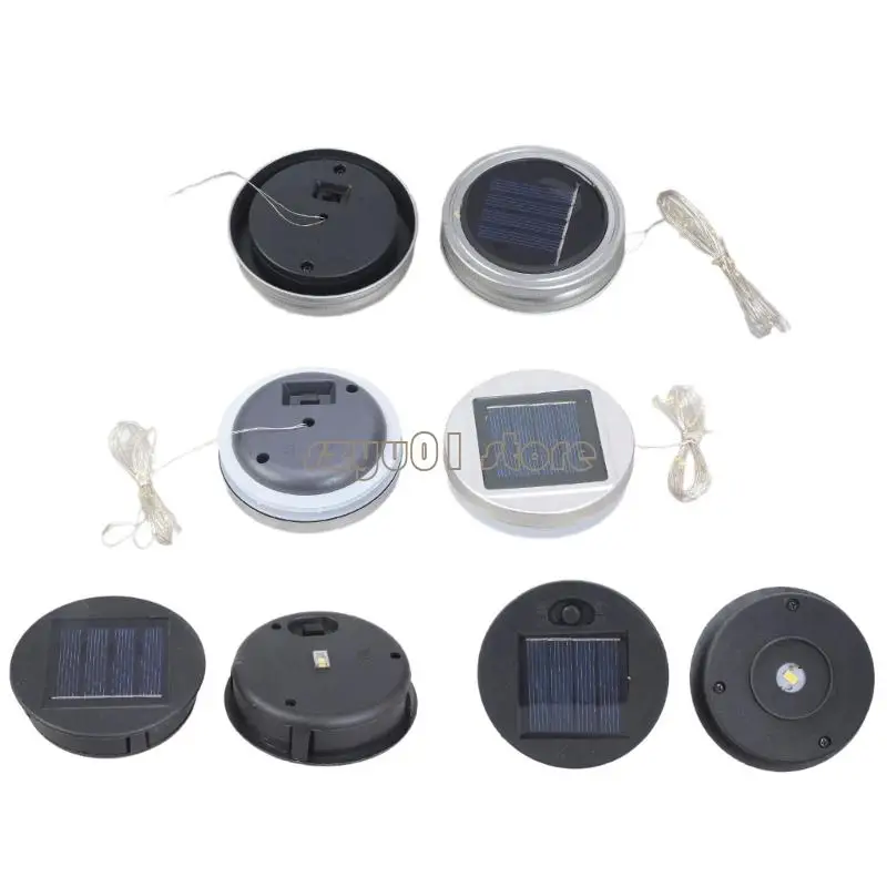 

4X7A Pack of 2 Solar Light Replacement Tops Lighting Accessories Plastic Texture for Outdoor Solar Lanterns Garden Lights