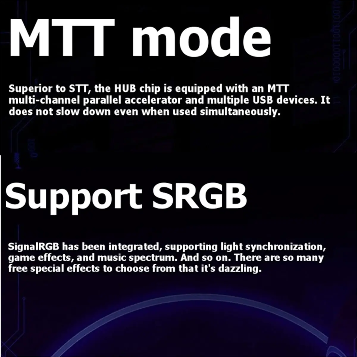 

NEW FACTORY~HMHUB ZNEO USB HUB 5 Ports 8K Power Personalized Screen Support SRGB for Computer Keyboard Mouse for WootingV2 A