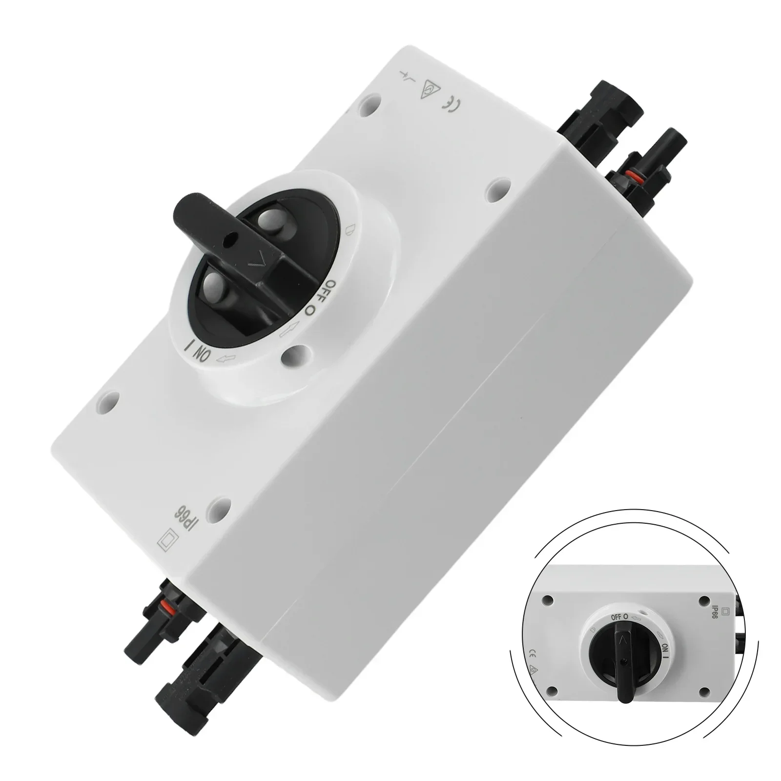 

250*100*110 Mm DC Isolator Switch Flame Retardant Material Quick Connection Capability UV Resistant Components