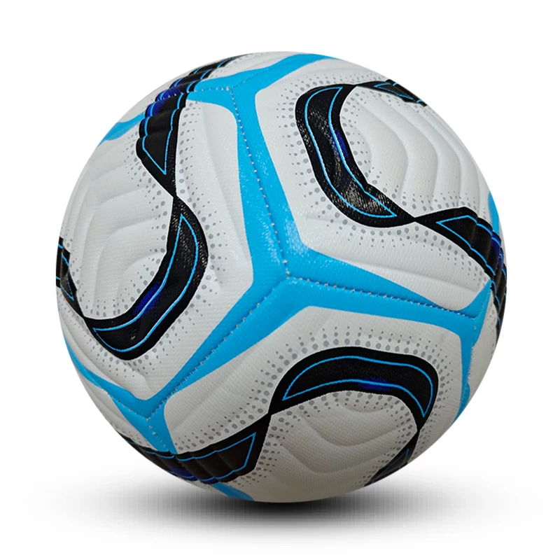 Football Professional No. 5 Football Machine Sewn PU Material Competition Group Training Unisex Soccer Ball Adult Children Race