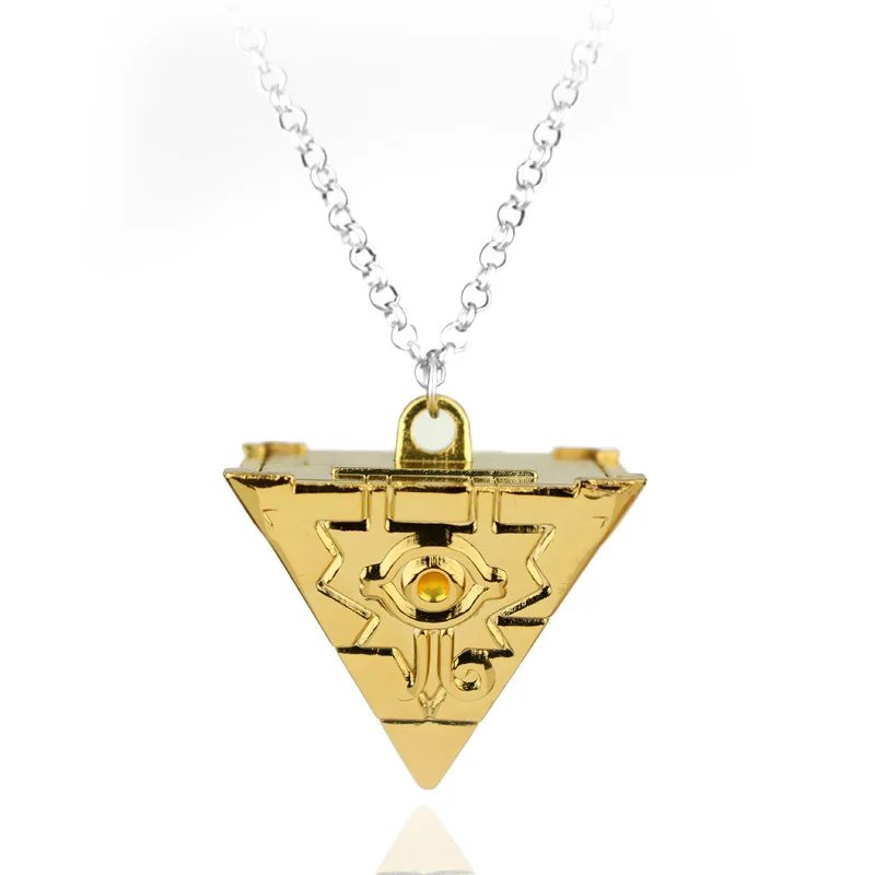 Yu-Gi-Oh Necklace, Keychain Yugi Muto Big Size Millenium Puzzle Millennium Wheel Wisdom Pendant Keyring For Men Women Jewelry