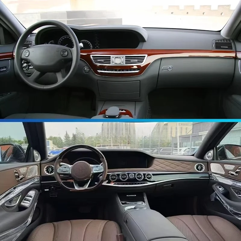 2005-2013 Car Modification Upgrade W222 Automotive Interior Renovation Dashboard Cabin Atmosphere for  S-Class W221