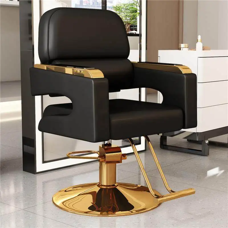 

Professional Reclining Barber Chair Hair Salon Styling Hair Barber Chair Waiting Esthetician Silla De Barbero Salon Furniture