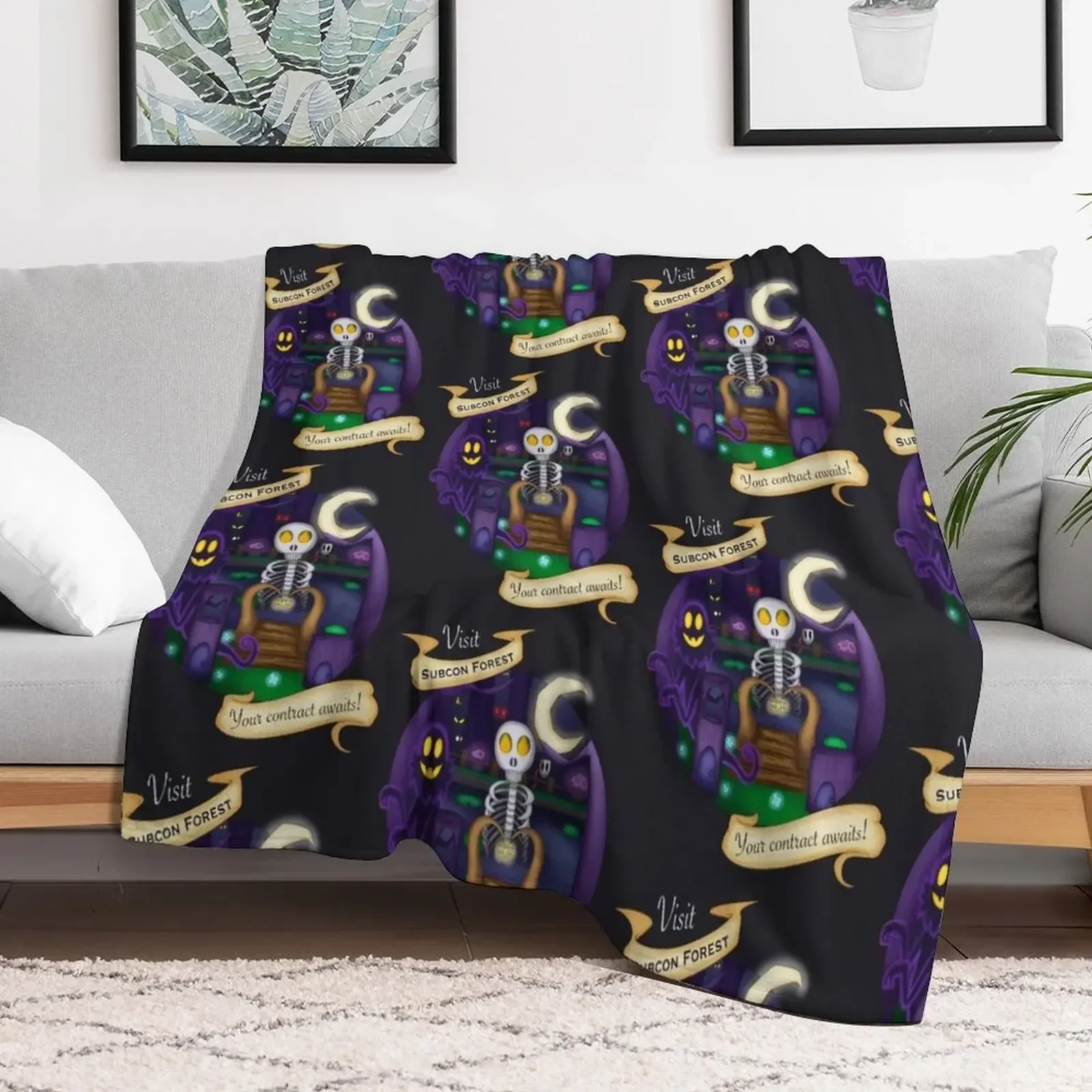 A Hat in Time Subcon Forest Throw Blanket Blankets For Sofas Soft Beds for babies Blankets