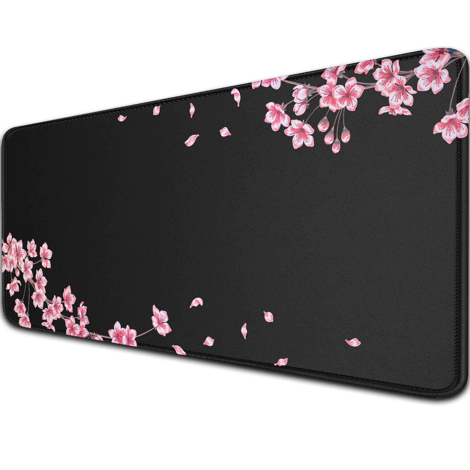 Cherry Blossom Desk Mat Mouse Pad Flower Large Keyboard Sakura Desk Mat Rubber Gaming Mousepad PC Gamer Laptop Mouse Carpet