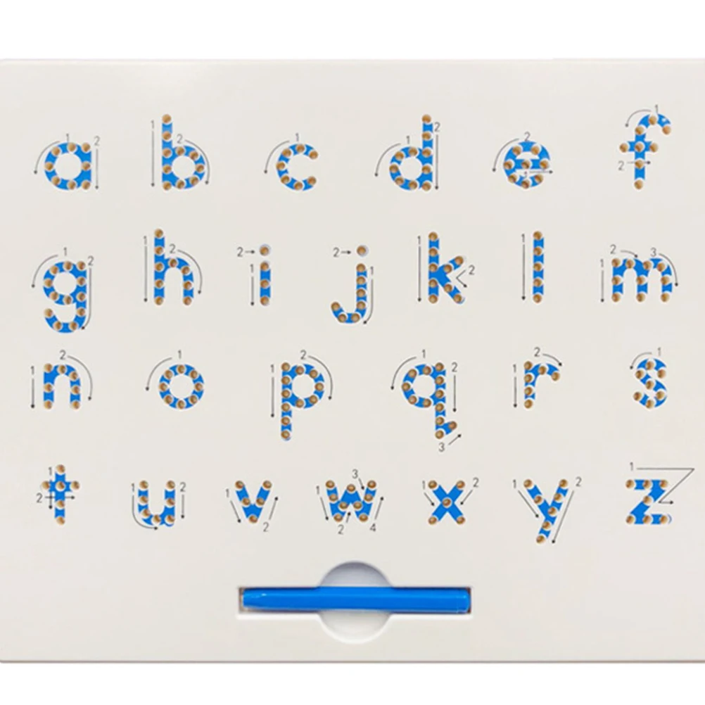 

2pcs Letter Board Kids Toys Drawing Pad Steel Early Learning Alphabet Sketchpad Educational Gift