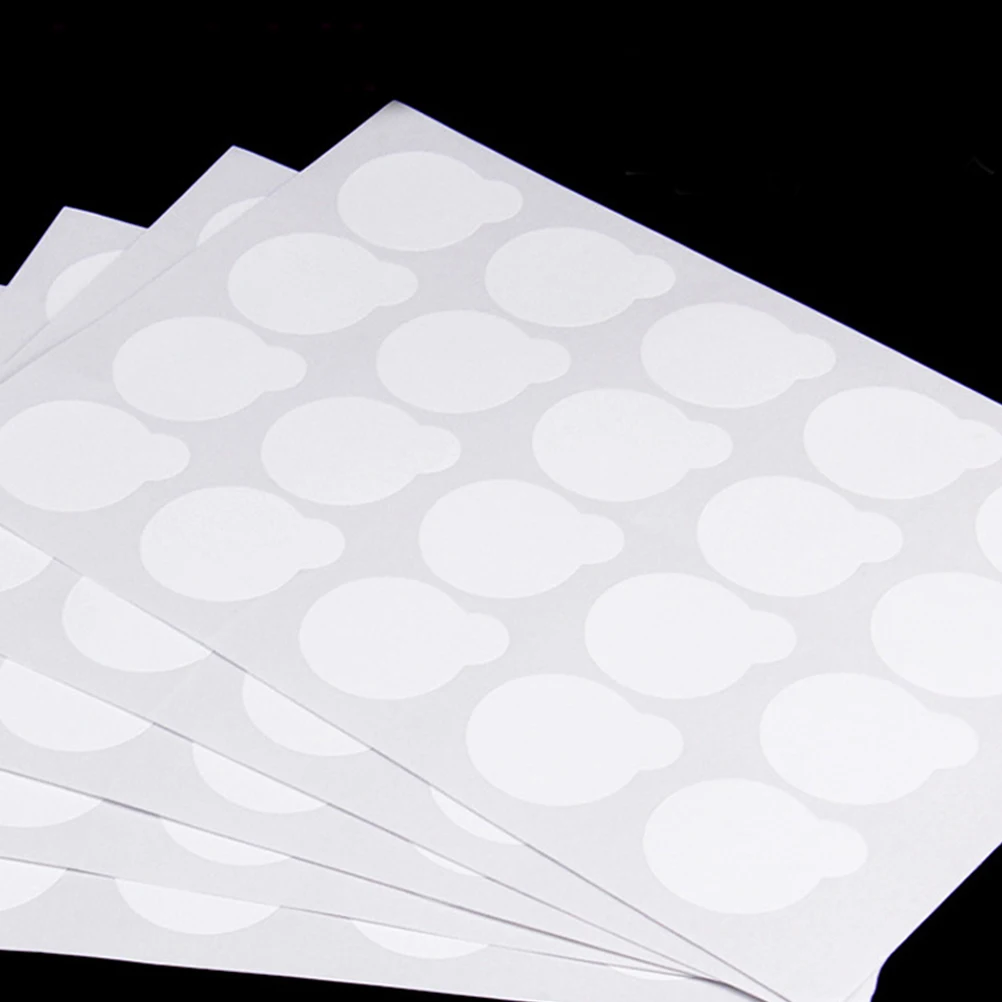

100 pcs Eyelash Glue Pad Stickers Disposable Adhesive Gaskets For Lash Extension Separation Tool Small Size Per Piece 5