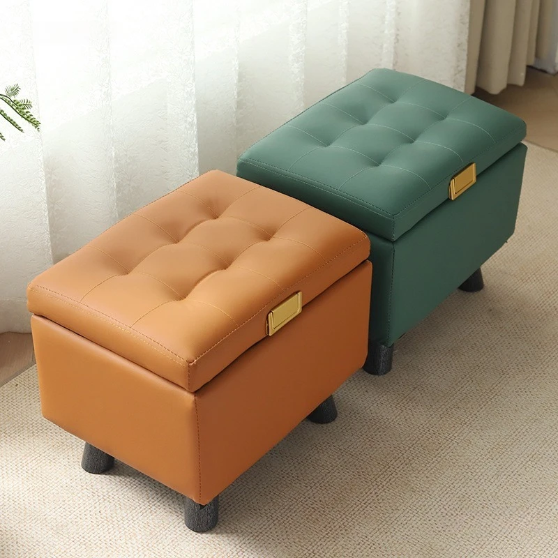 

Османский табурет для домашнего хранения, низкий диван, подставка для ног, сиденье для журнального столика, табурет для смены обуви в прихожей для гостиной