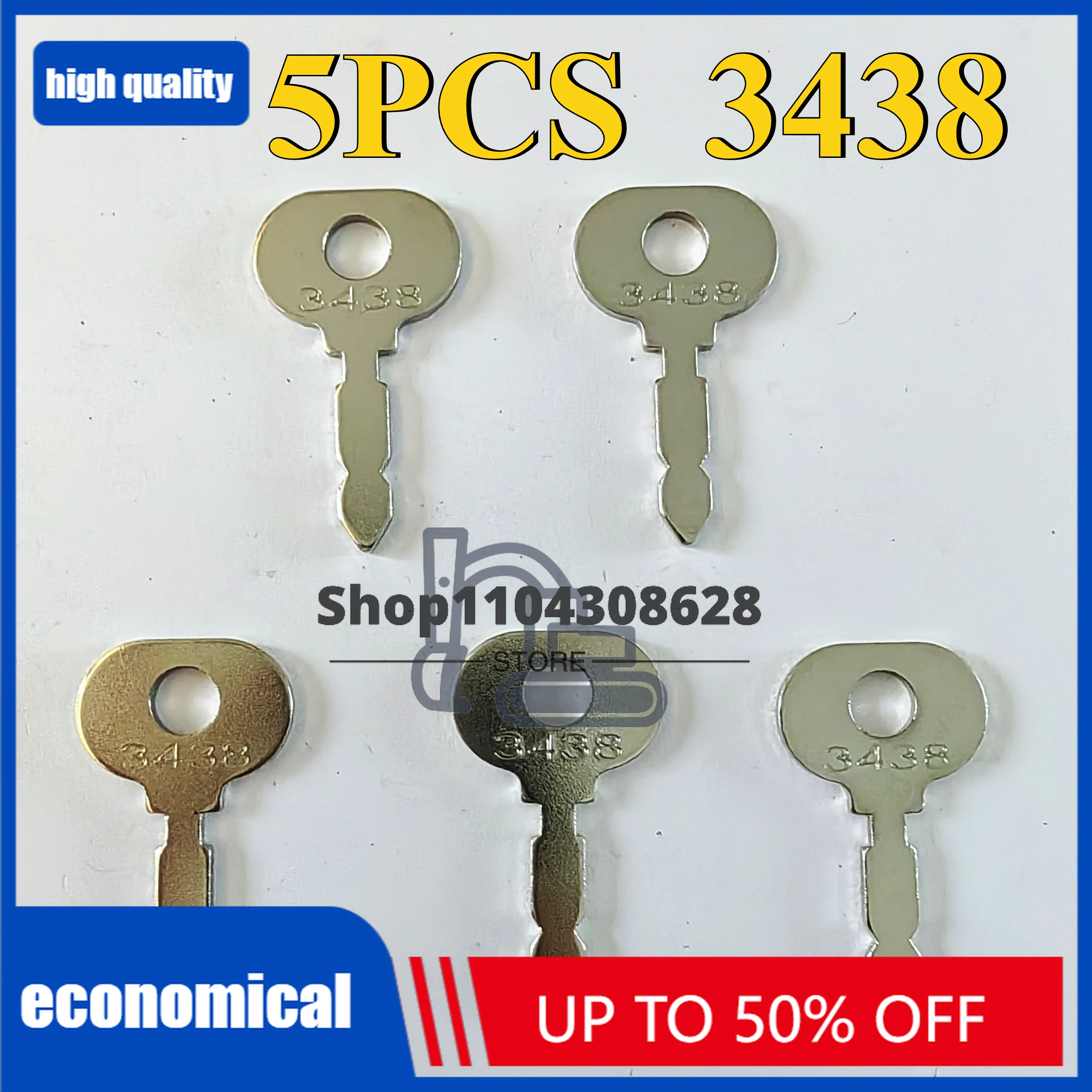 5pcs 3438 Keys 312305 3813361M154330767 Ignition Key 960128M91 New for Massey Ferguson Extreme Mahindra Case New Holland Skytrak