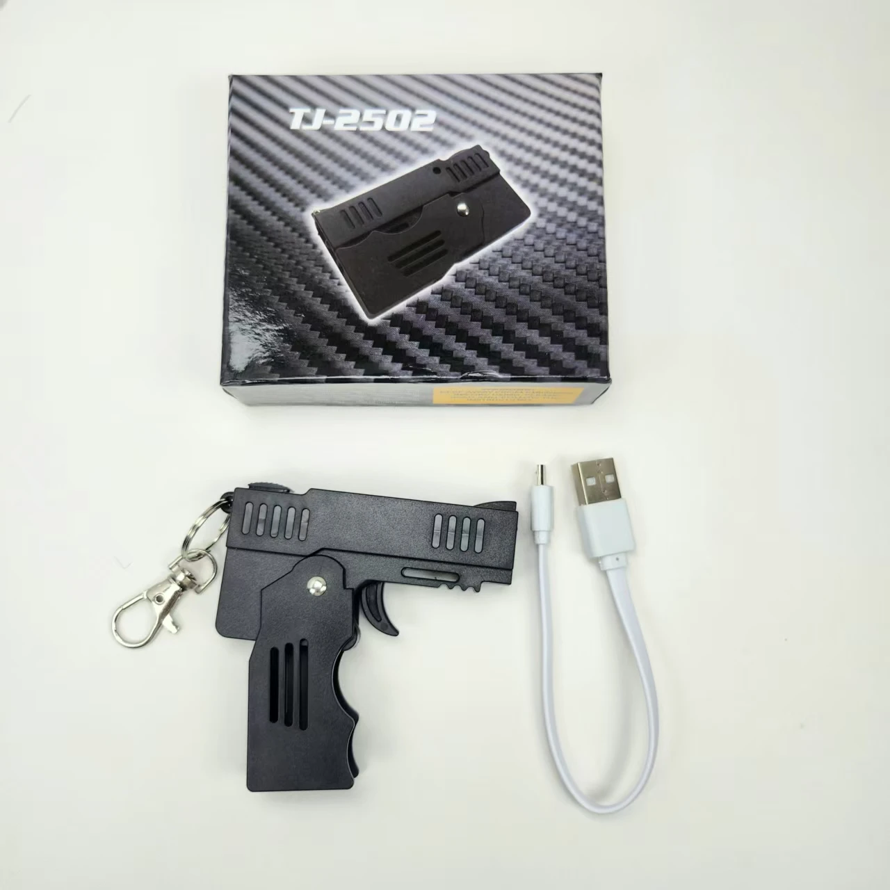 

Portable USB Charging Folding Gun Lighter Plasma Pulse Arc Lighter Outdoor Lighting Lighter