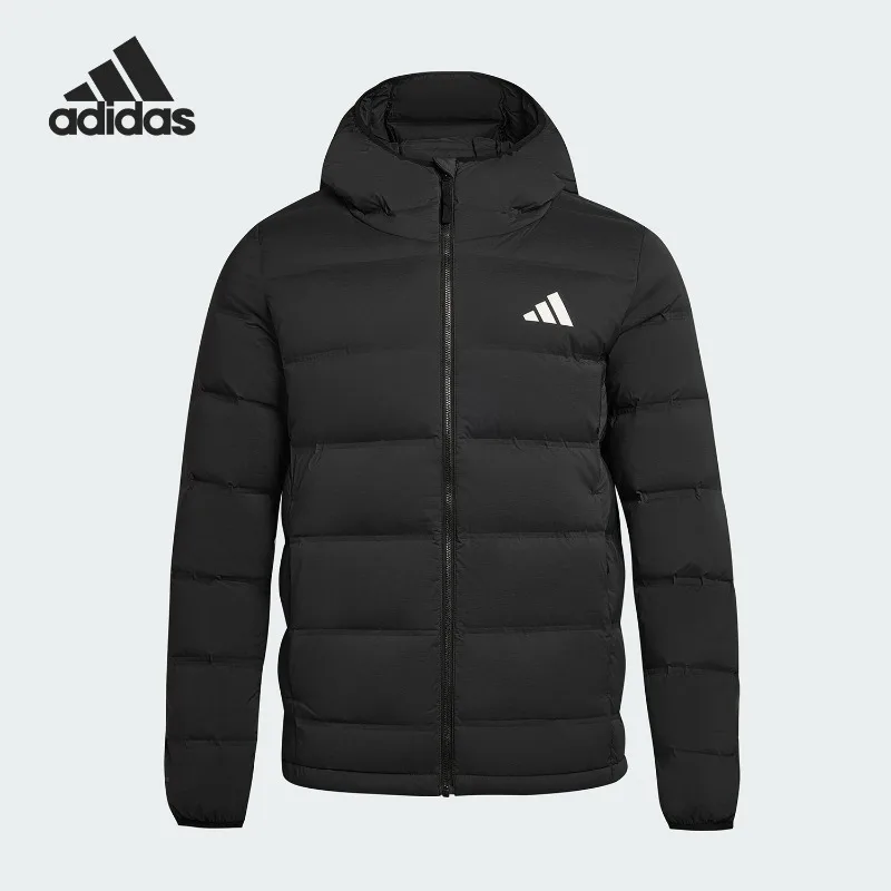 Adidas HELIONIC Men's Thermal Hooded Casual Sports Down Jacket KH3993