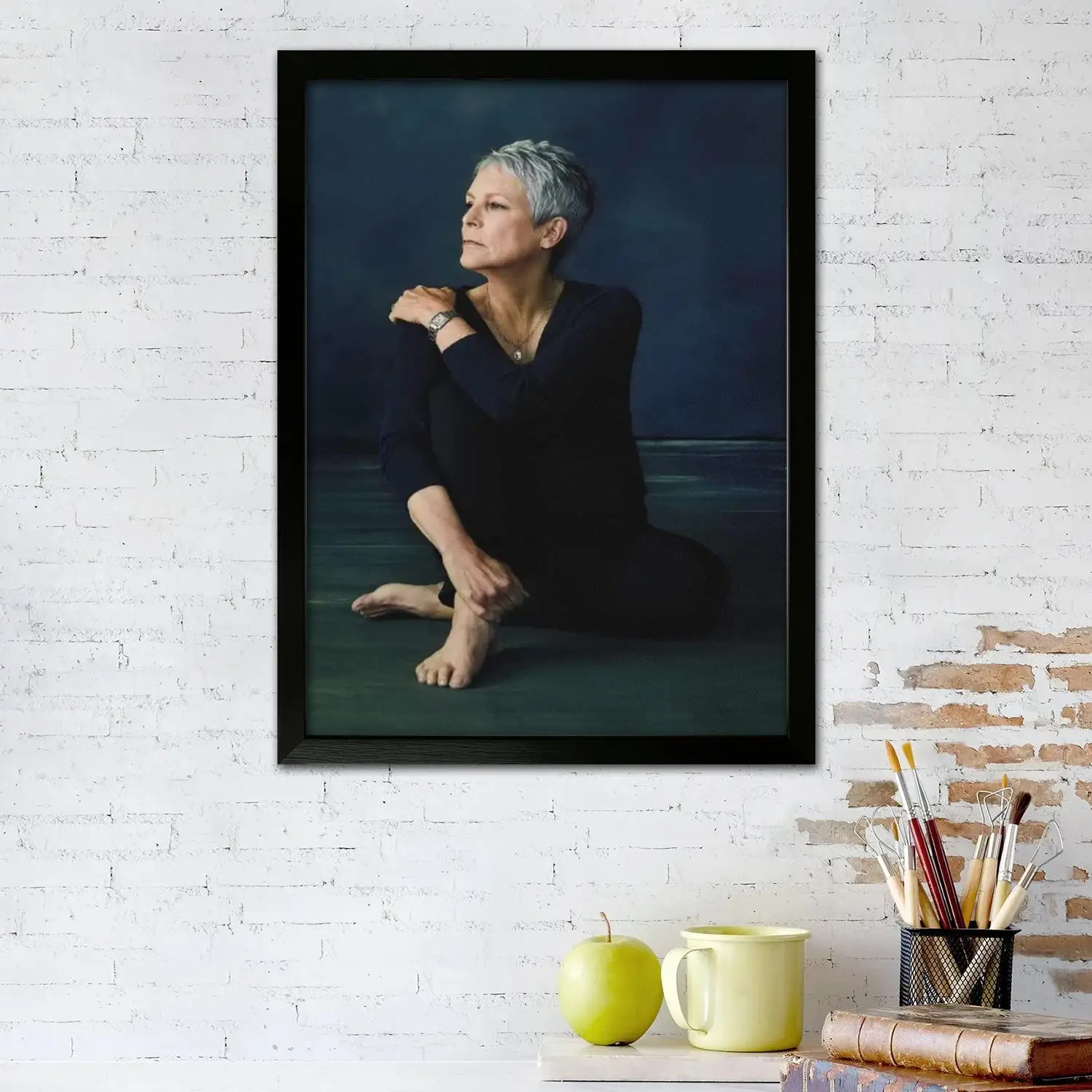 ملصق فني من القماش من جيمي لي كورتيس وفن جداري، طباعة صورة، ديكور غرفة نوم عائلية حديثة، ملصقات، لوحة زخرفية