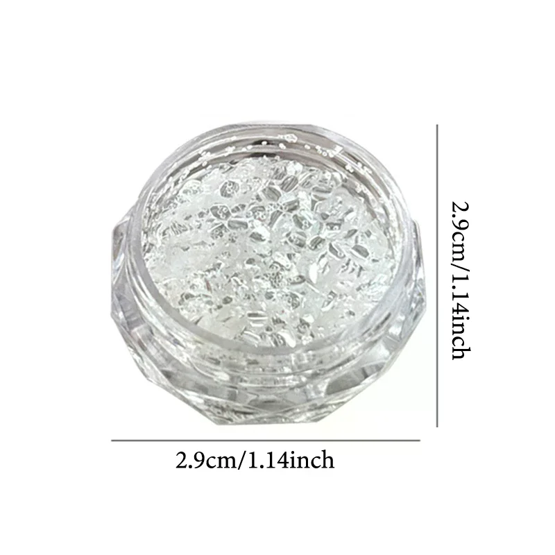 1 doos Mini Sprankelende Nagel Glitter Sprankelende Nageldecoratie Nagelsalon Ontwerp Accessoires DIY Nail Art Design