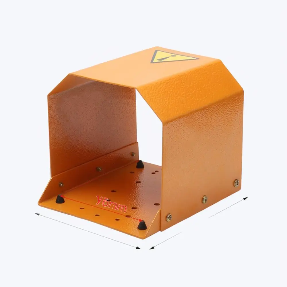 Universal Industrial Foot Switch Safety Guard For TFS 201 Pedal Protective Metal Shield For Workshop Automation Device