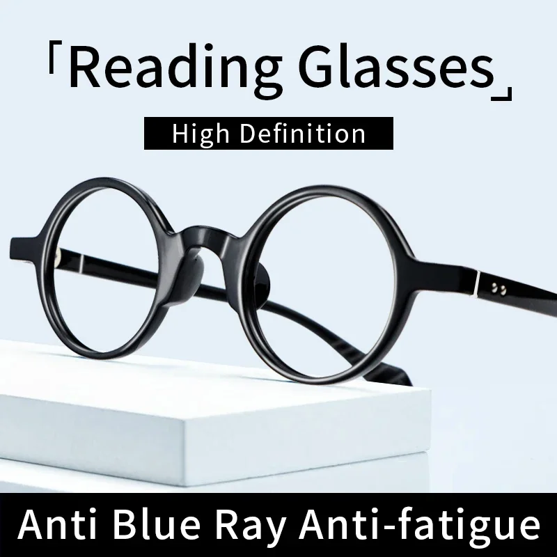 Anti Blue Ray Anti-fatigue Reading Glasses Stylish tr90 Frame Readers Retro Fashion Eyeglasses Magnifying Presbyopic Eyeglasses