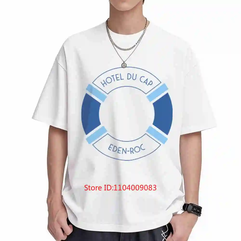 Camiseta de manga corta Hotel Du Cap Eden Roc French Riviera 100% algodón