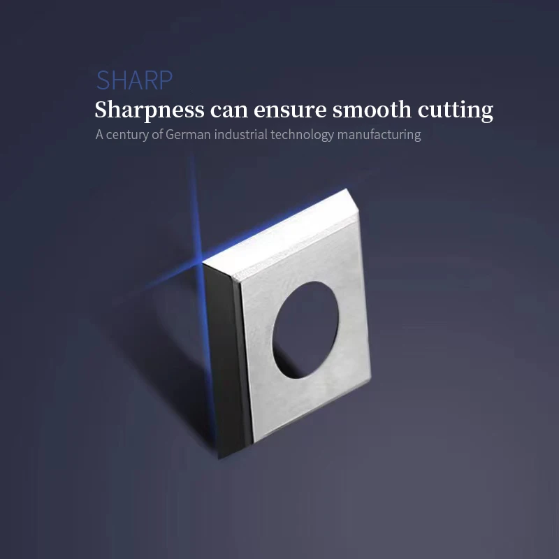 14mm Square Wood Turning Carbide Insert Spiral Planer Knife Blades Milling 30 Degree Lathe Chisel Replacement Originales Cutter