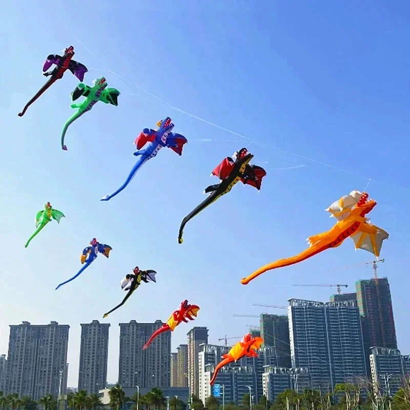 Free shipping 7m Dragon kite large single line parafoil kite line soft inflatable kite bird repeller kite fishing line child toy