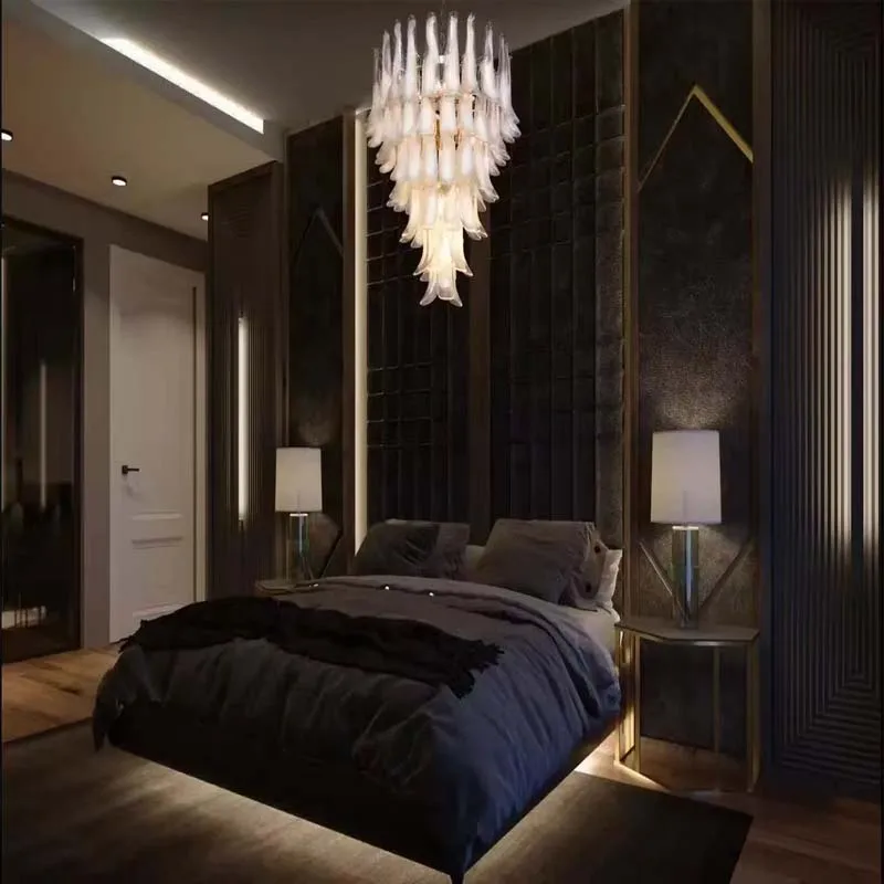Nordic Vintage Cloud Crystal Designer Light Chandeliers, Suitable for Dining Room Bedroom Lustre Ceiling Luminaire