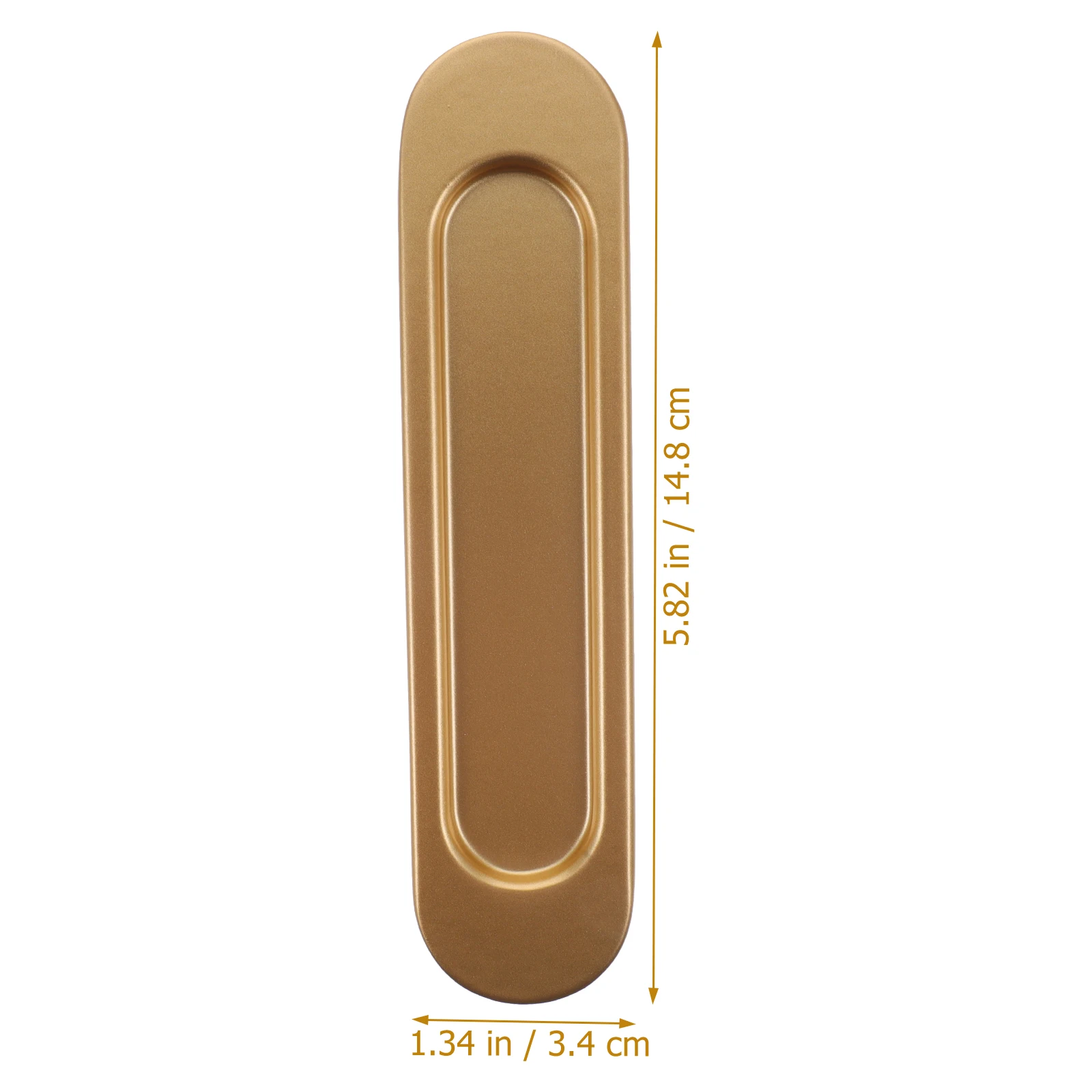 

2 Pcs Glass Door Hole-free Handle Sliding Doors Pulls Aluminum Alloy Barn Closet