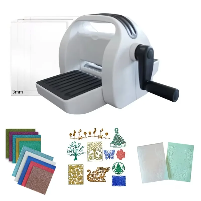 3 Inches Manual Die Cutting and Embossing Machine for Paper Craft,Invitations,Birthday Cards,Greeting Cards