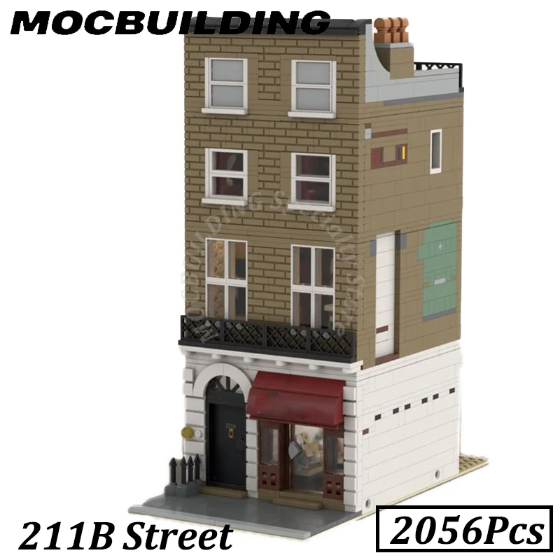 

Modular Baker Street City Buildings MOC Building Blocks Bricks DIY Display Construction Toys Birthday Gifts Christmas Present