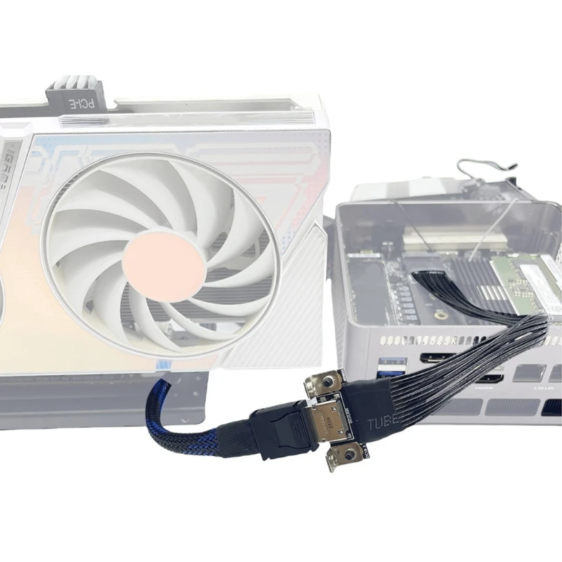 Oculink,m.2 nvme,外部ドック拡張デバイス,pcieカード,gpuドックフレーム用のラップトップegpuブラケット