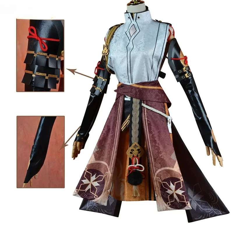 w;3.c\6;h'8/Game Genshinimpact Shikanoin Heizou Cosplay Costume Wig Full Set with Accessories Halloween Party Costume5'u.9;m\4/p