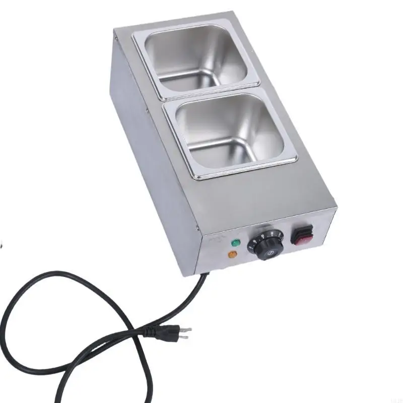 U1JE Double Basin Electric Chocolate Melter Machine Melting cho nhà