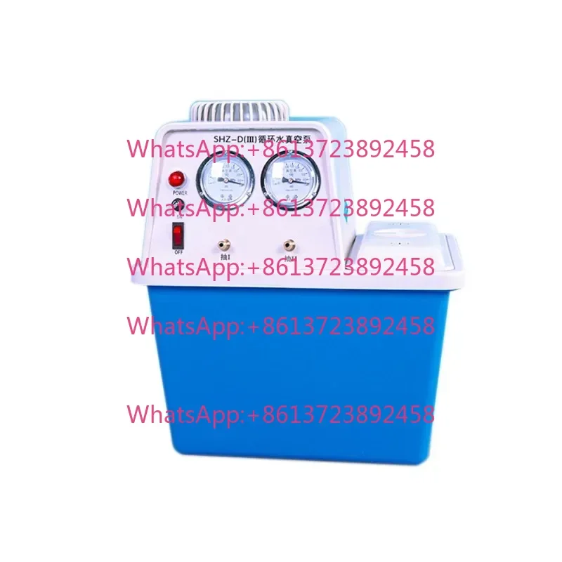 SHZ-DIII Circulating Water Multi-Purpose Vacuum Pump, PTFE Anti-Corrosion Lab Device for Distillation & Filtration Tests