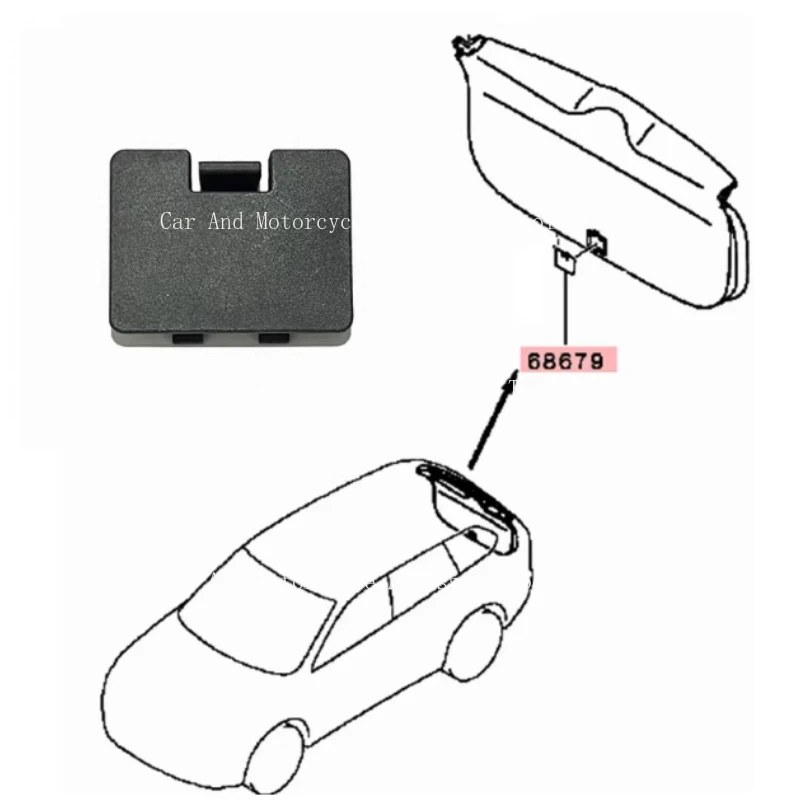 Suitable For Mitsubishi Outlander 13-21 Tailgate Interior Panel Cover Rear Spray Kettle and Spout Cover 7224A292