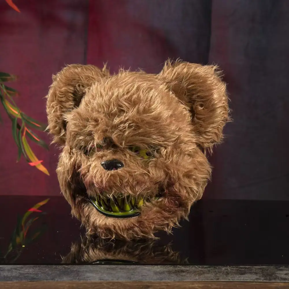 Fur bear Fur Rabbit simulates black bear mask masquerade party to admit program party preference