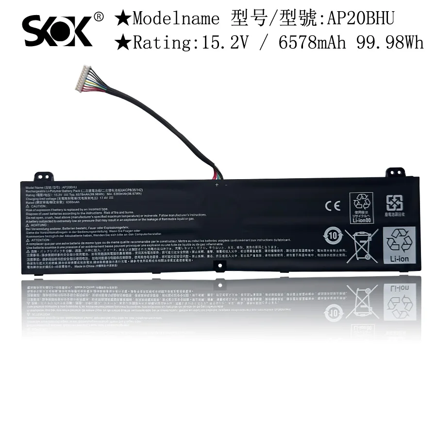 AP20BHU Laptop Battery Compatible with Acer Predator Triton 500 SE PT516-51S PT516-51S-70TP PT516-51S-71Q2 PT516-51S-72KR