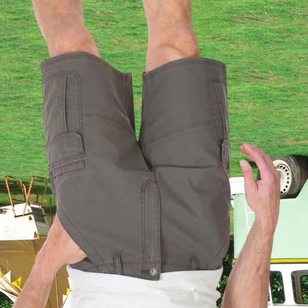

2025 Men Casual Shorts Versatile Men Shorts Outdoor Climbing Gym Workout Men's Cargo Shorts with Multi-pockets for Athletic
