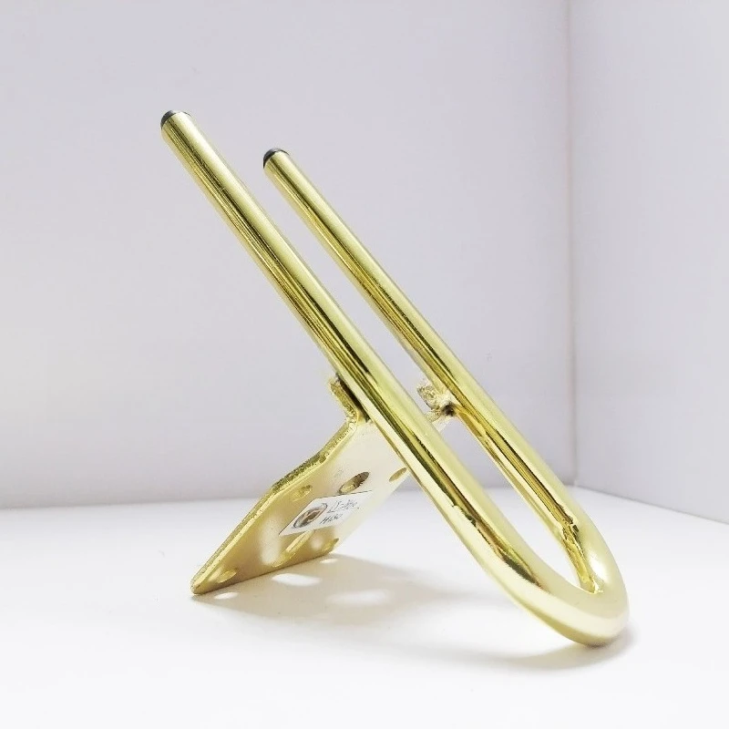 Hardware furniture accessories sofa legs gold electroplated U-shaped decorative iron sofa feet European light luxury