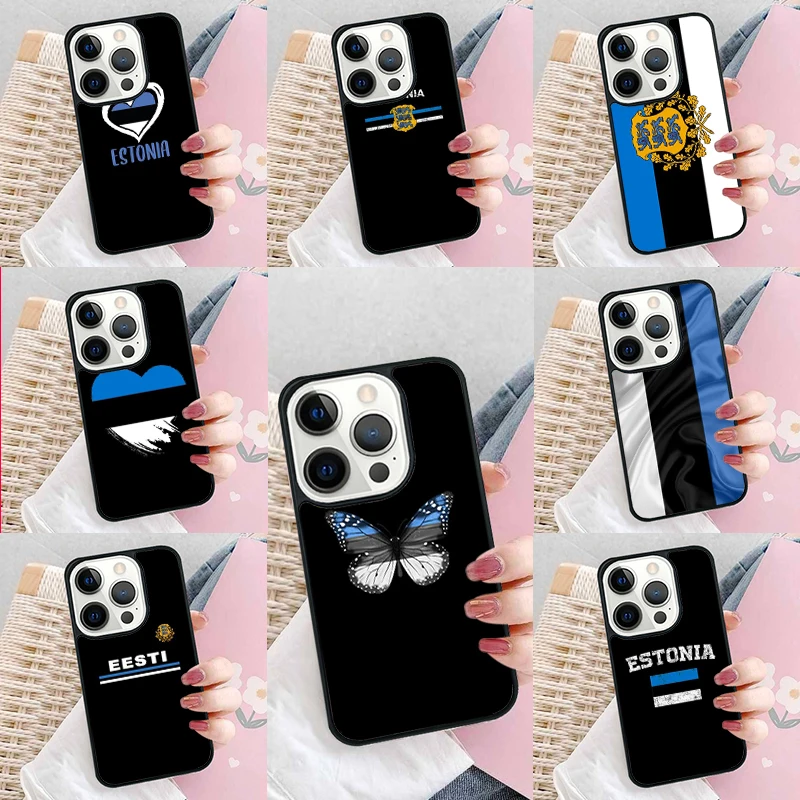 Чехол для телефона с флагом Эстонии для iPhone 17, Air 16, 15, 14 plus 11, 12, 13 pro max, чехол, чехол, чехол Чехол для телефона с флагом Эстонии для iPhone 17, Air 16, 15, 14 plus 11, 12, 13 pro max, чехол, чехол, чехол