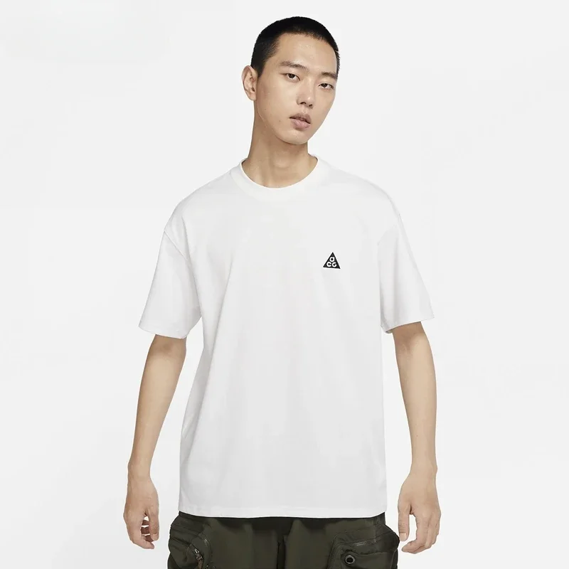 2025 New Hot Outdoor Sports Brand Fashion Cotton High-quality T-shirt Summer Loose Round Neck Casual Breathable Soft Unisex