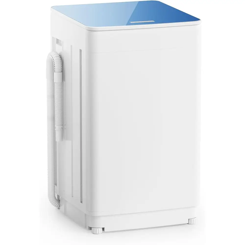 

18 lbs Portable Washing hine, ully Automatic Portable Washer with LED Display, 7 Wash Cycles, 4 Water Levels, Top Load Washing h