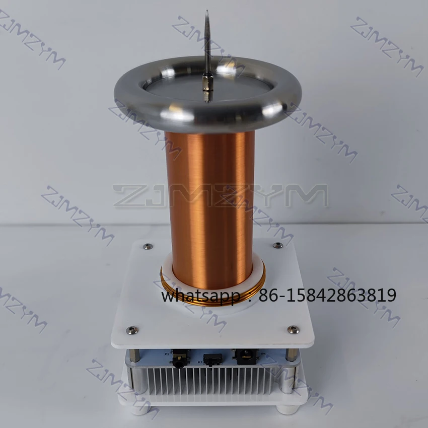 100-240V for Music Tesla-Coil High-power Plasma Loudspeaker Artificial Arc Lightning Generator Plasma Coil DIY Experiment