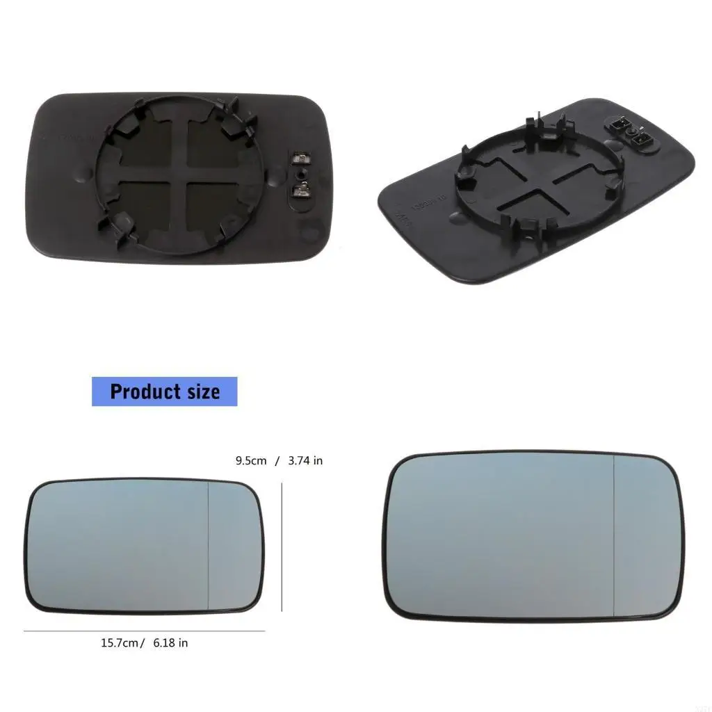 

Co-pilot Side Blue Anti for Glare Heated Rearview Mirror Glass for 3Series E46 X37F