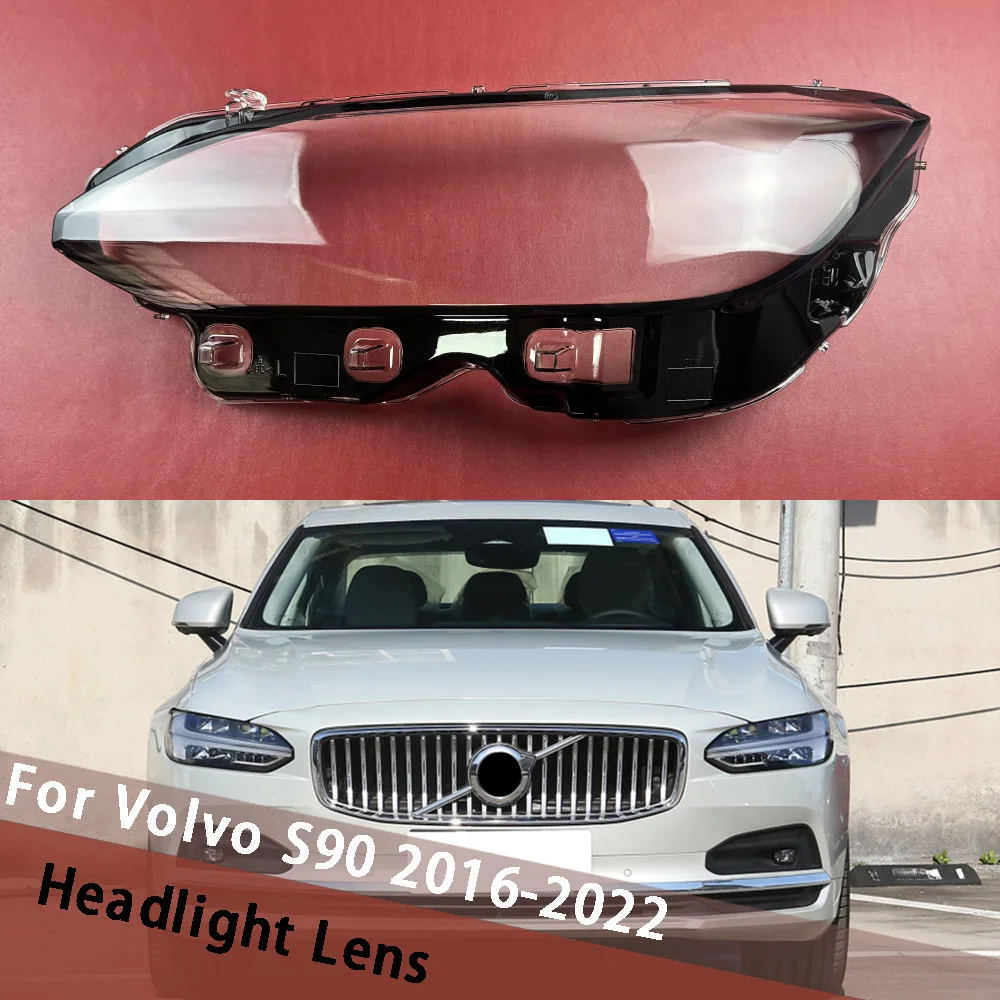 

Для Volvo S90 2016-2022 крышка фары абажур корпус фары прозрачный корпус абажура корпус объектива лампы маски плексиглас