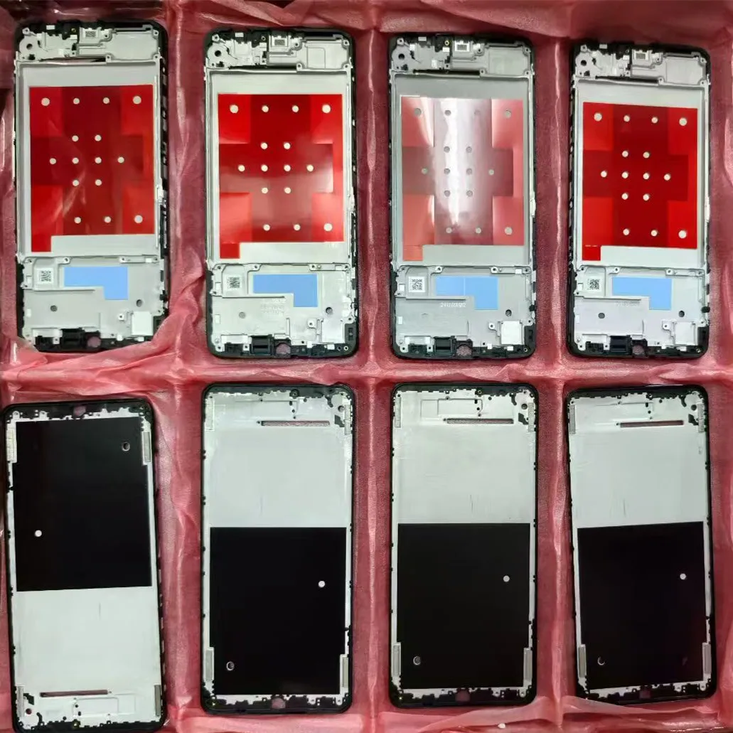 A075 For Samsung Galaxy A07 4G Front Middle Frame Housing Board LCD Faceplate Bezel Replace Repair Parts