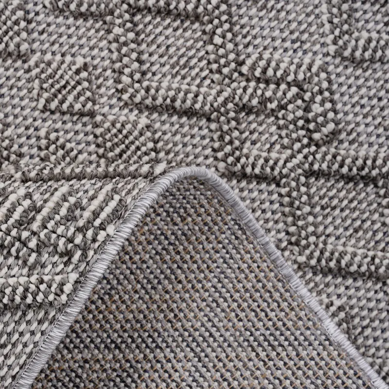 Коллекция LOOM & LUXE 6X9 Белый/Белый/Традиционный коврик для внутреннего/наружного использования