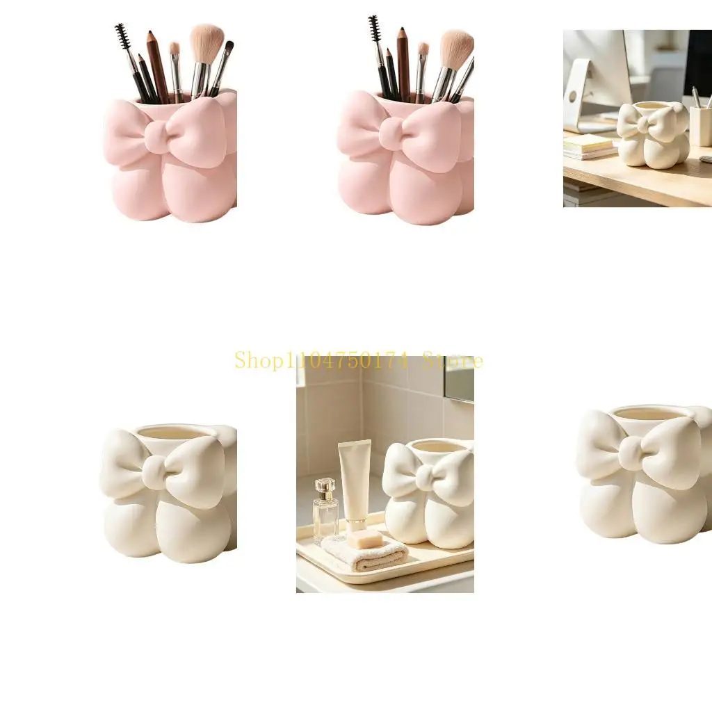 Ribbon Cup for Pens, Brushes and Small Desk Storage Each Day Top Sale