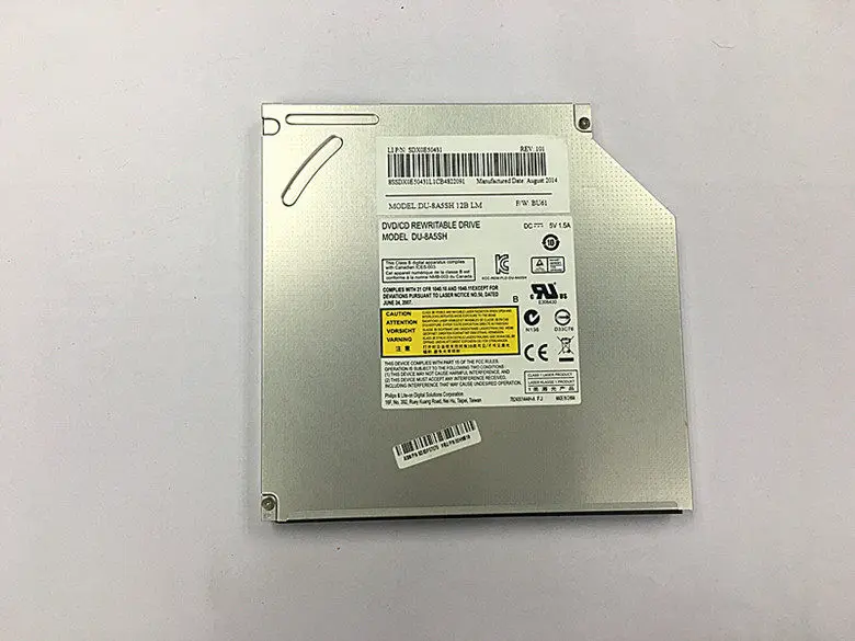 Built-in SATA 9.0mm DVD drive for Lite-On DA-8A5SH DU-8A6L