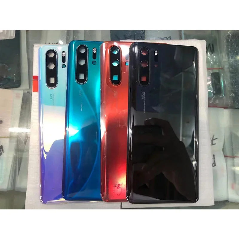 Стеклянная задняя крышка батарейного отсека для Huawei P30 Pro, задняя крышка батарейного отсека для Huawei P30 Pro с объективом камеры